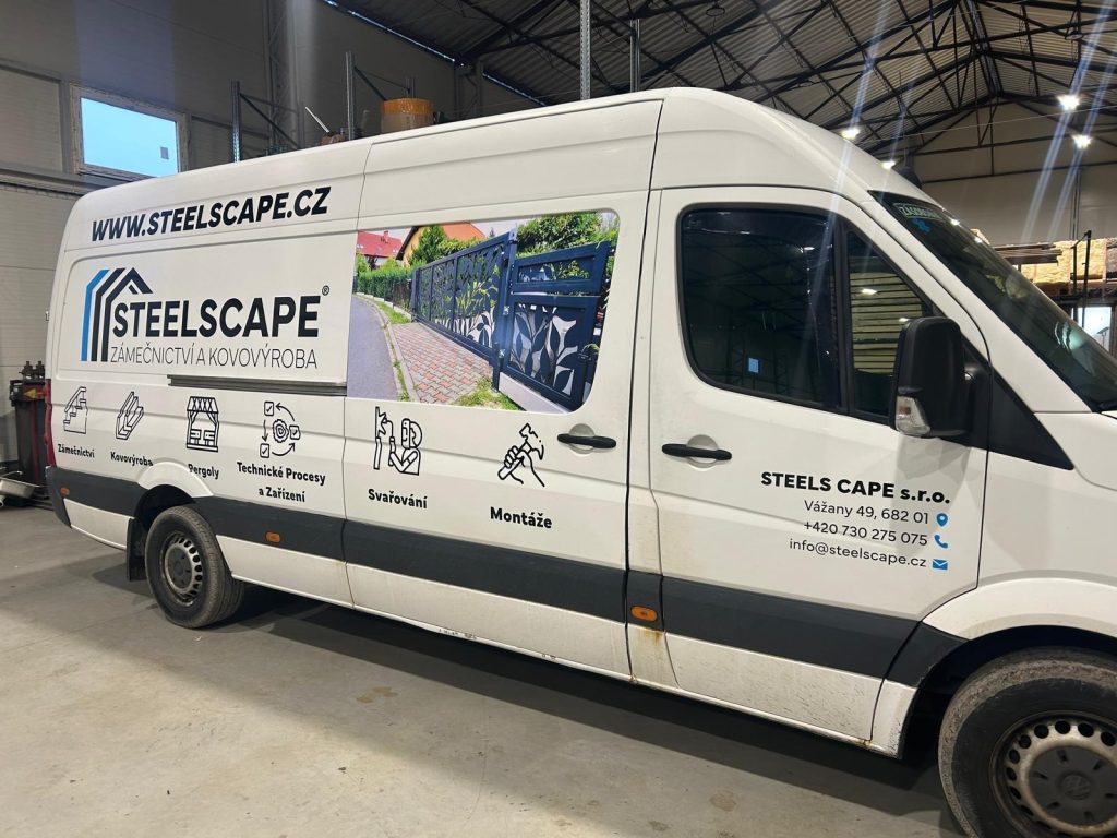 referenční polep vozidla