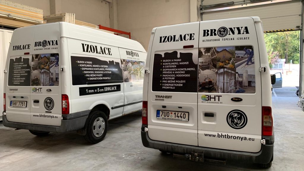 referenční polep vozidla